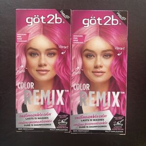got2b Color Remix Semi Permanent Hair Color Shocking‎ Pink Rose Choquant 093